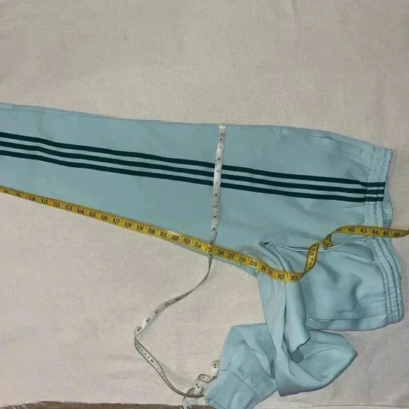 Ivy Park x adidas | 3 Stripe Gender Neutral Track Pants - Blue & Green / Sz S - Picture 7 of 8